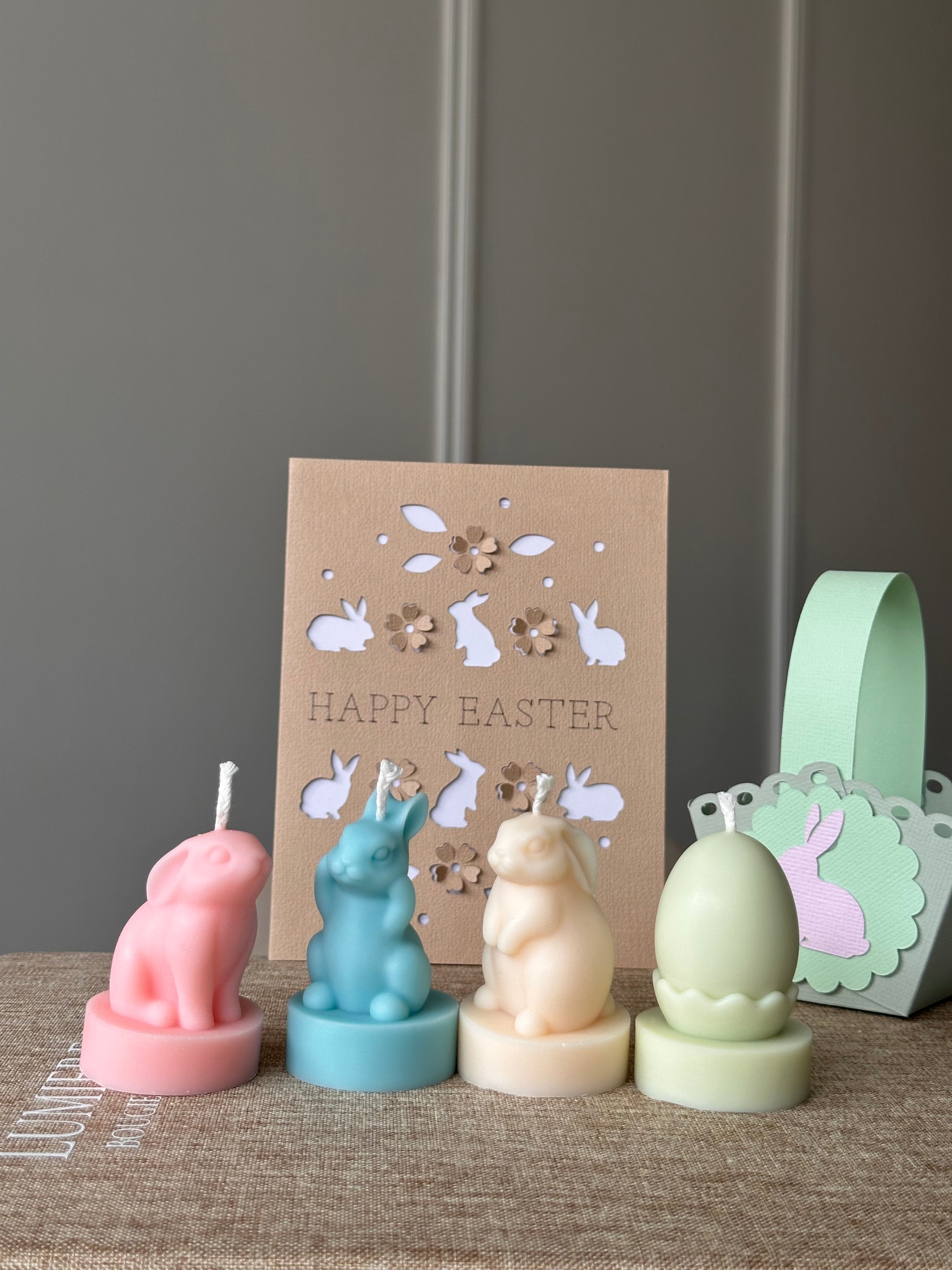 PACK 4 BOUGIES DE PAQUES