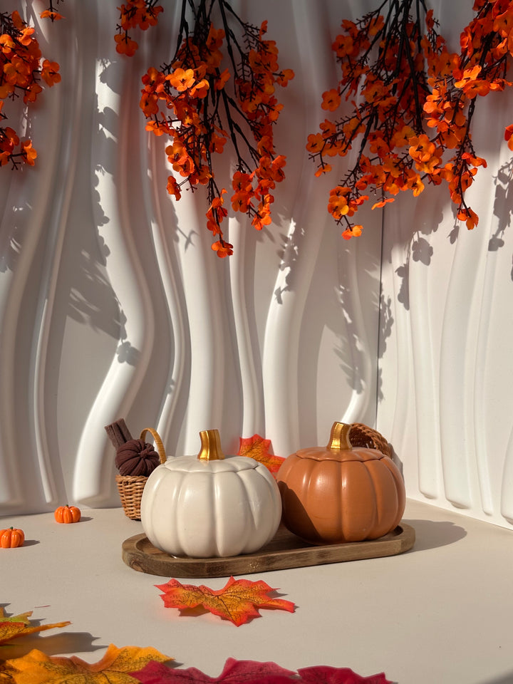 BOUGIE "CITROUILLE DORE"