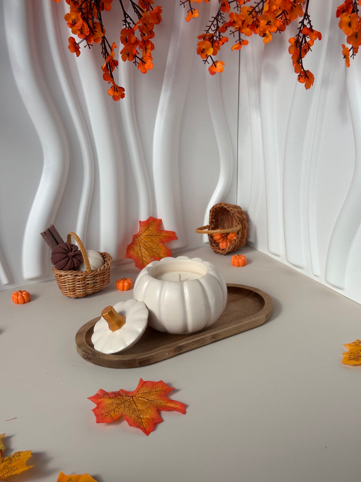 BOUGIE "CITROUILLE DORE"