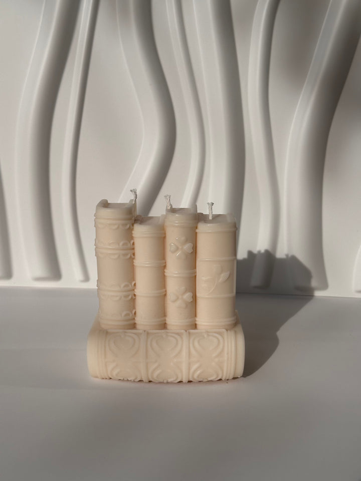 BOUGIE "LIVRES ANCIENS"